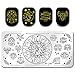 BORN PRETTY 7Pcs Nail Art Stamping Template Flower Fruit Summer manicuring Print DIY Image Plate with Stamper Kit