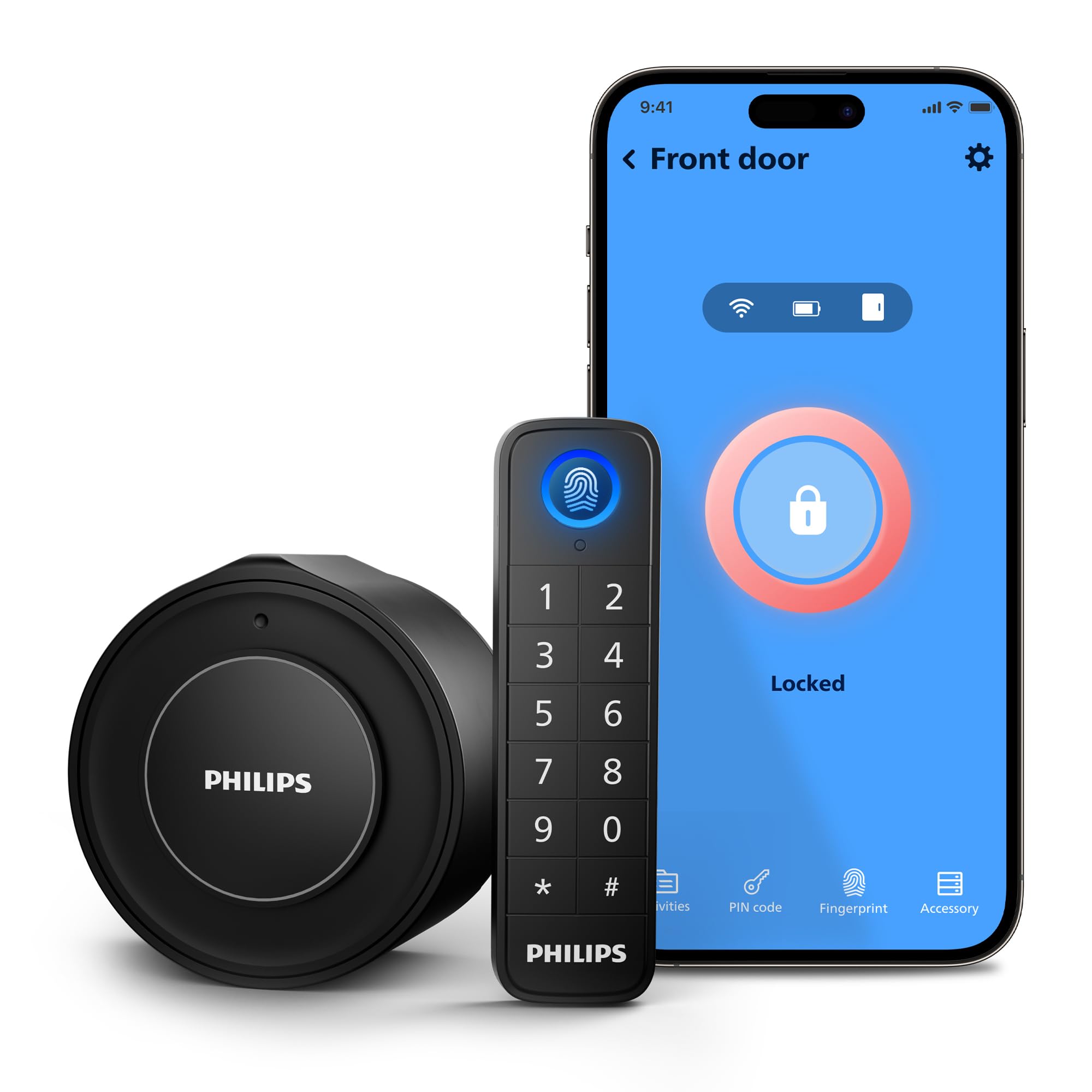 Mua WiFi Smart Lock with Fingerprint Keypad, Turn Your Existing ...