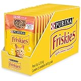 Pack Nestlé Purina Friskies Ração Úmida Para Gatos Adultos Salmão Ao Molho - Com 15 Sachês 85g