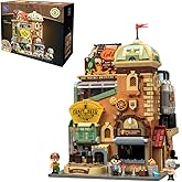 PANTASY Craft Beer Brewery Building Set for Adults – Vintage Microbrewery Factory Model with Modular Architecture, Dynamic Mechanisms, Self-Developed Minifigures & Display-Ready Design