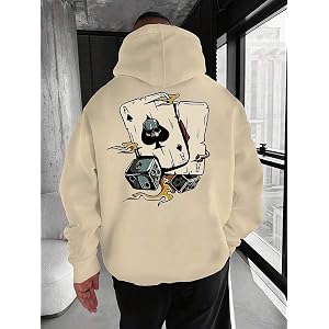 Hoodies for Men,Men's Graphic Hoodie Pullover Sweatshirts Casual Loose Streetwear Graphic Y2K Fashion Outfits Clothes
