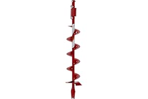 Earthquake EA6F 6-Inch Diameter 36-Inch Long Earth Auger with Fishtail Point and Flex Coil Shock Spring