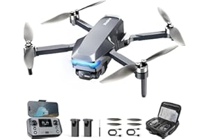 REDRIE GPS Drones with Camera for Adults 4K, 45 Mins Flight, Under 249g, Foldable Drone with Brushless Motor, Auto Return/Follow, Tap Fly/Circle Fly, Beginner-Friendly One Key Start