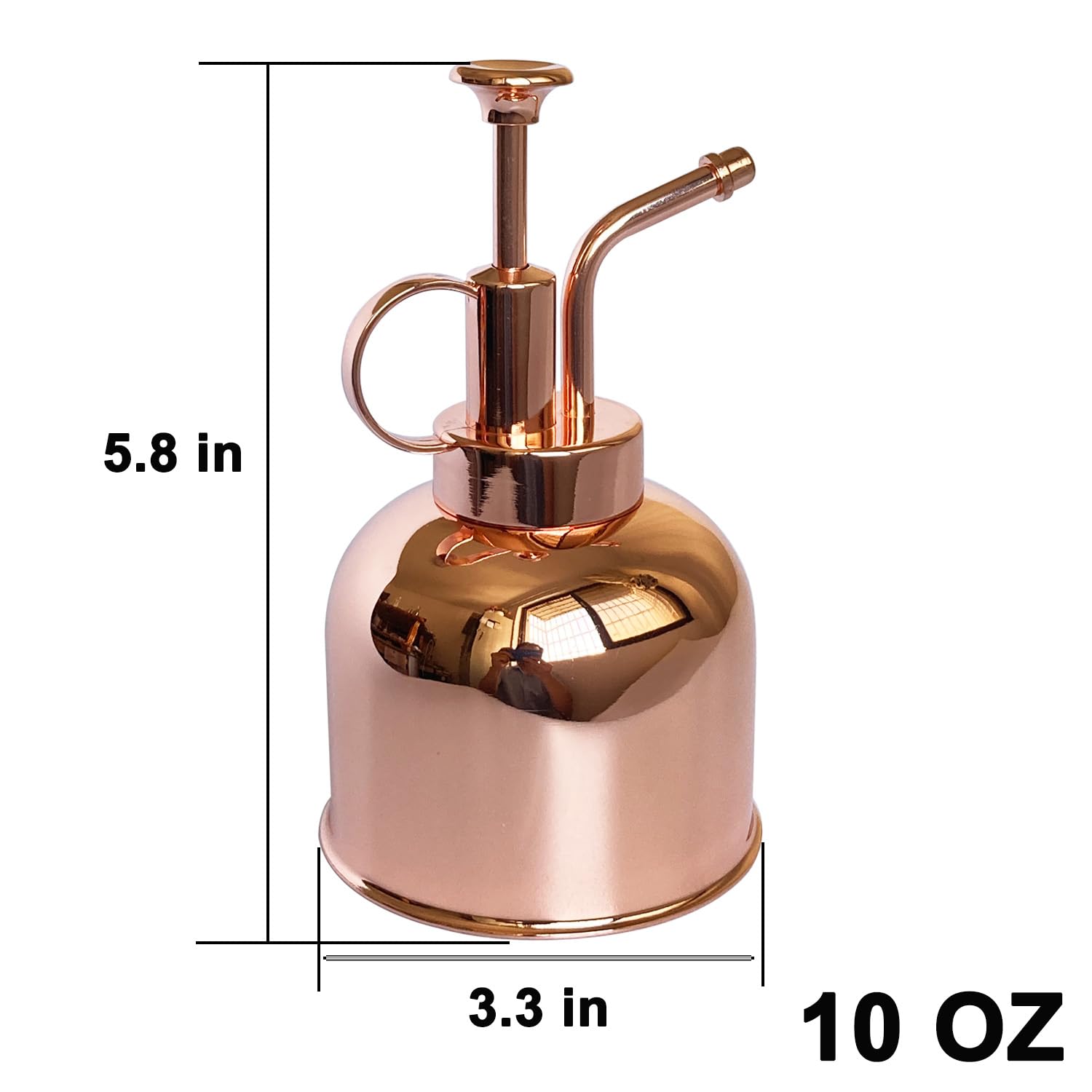 Lianshi Plant Mister Spray Bottle Stainless steel plant sprayer, small watering can plant spray bottle Modern gardening tools for indoor potted plants watering and spraying