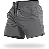 CANGHPGIN Mens Workout Athletic Shorts 7 inch / 5 inch Quick Dry Running Shorts Men Lightweight Sports Gym Shorts with Pocket