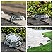 SUNWIND Blue Solar LED Lights - 4 Pack Solar Deck Lights Blue Marker Solar Lights Outdoor for Garden, Driveway, Pathway, Patio