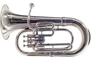 UNIQ Bb Euphonium 3 Valve for Students, Beginners with Free Hard Case and Mouthpiece, Bb Pitch Euphonium Brass Made Musical I