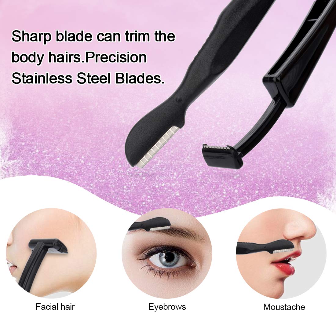 9 in 1 Eyebrow Grooming Kit - LIONVISON Professional Eyebrow Kit Including Eyebrow Razor, Eyebrow Brush, Tweezers, Eyebrow Trimmer, Eyebrow Scissors, Eyebrow Comb and 3 Eyebrow Card: Beauty