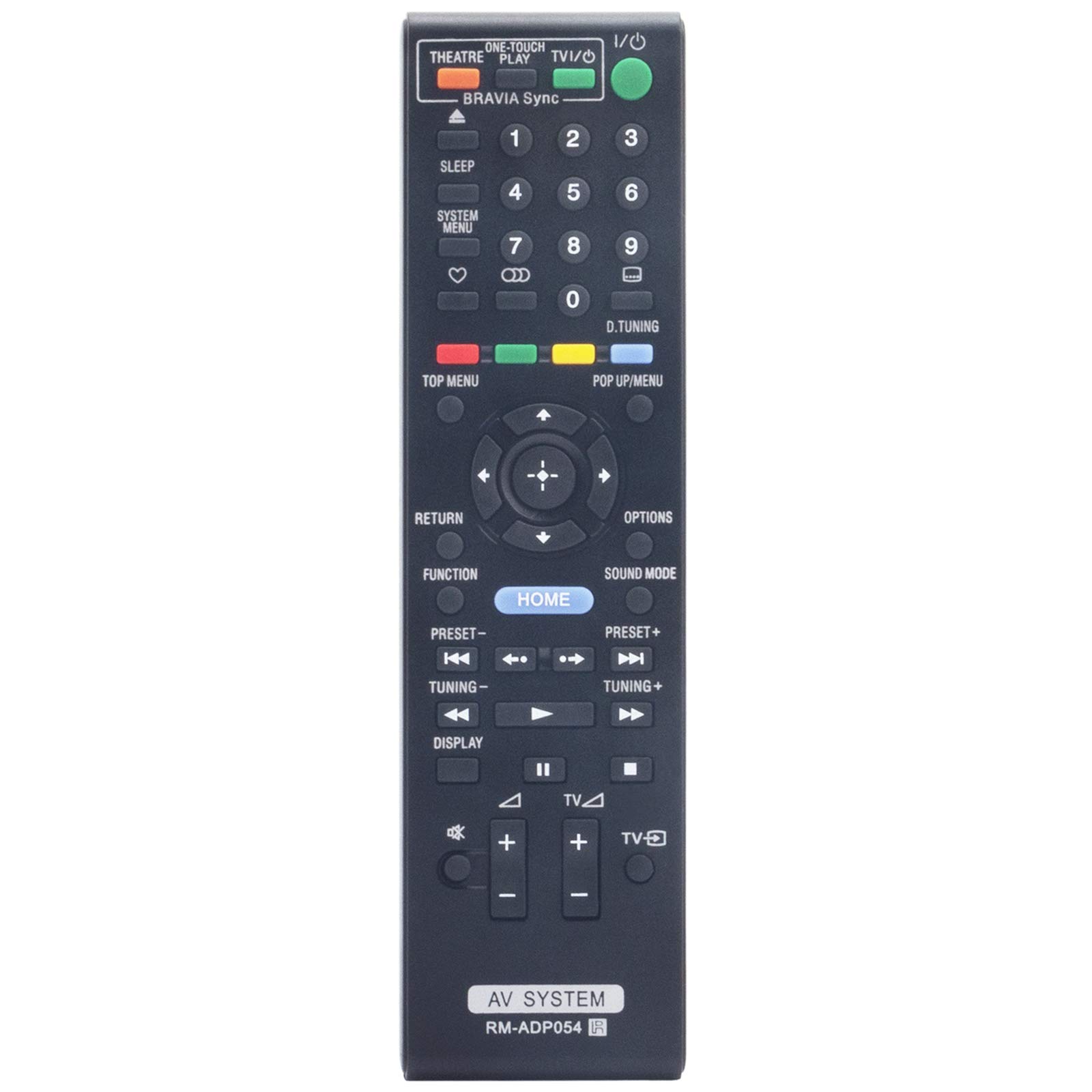 VINABTY RM-ADP054 Sub RM-YD096 Replacement Remote Fit for Sony Blu-ray Disc/DVD Home Theatre System BDV-F700 BDV-F500 BDV-E670W BDV-E970W BDV-F700 BDV-E870 BDV-E370