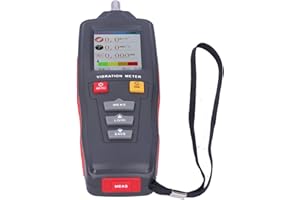 WT63B Vibration Meter,Handheld Digital Mechanical Vibration Meter Color LCD Digital Vibration Analyzer Testing Equipment for 