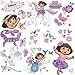 RoomMates Dora's Enchanted Forest Adventures Peel and Stick Wall Decals