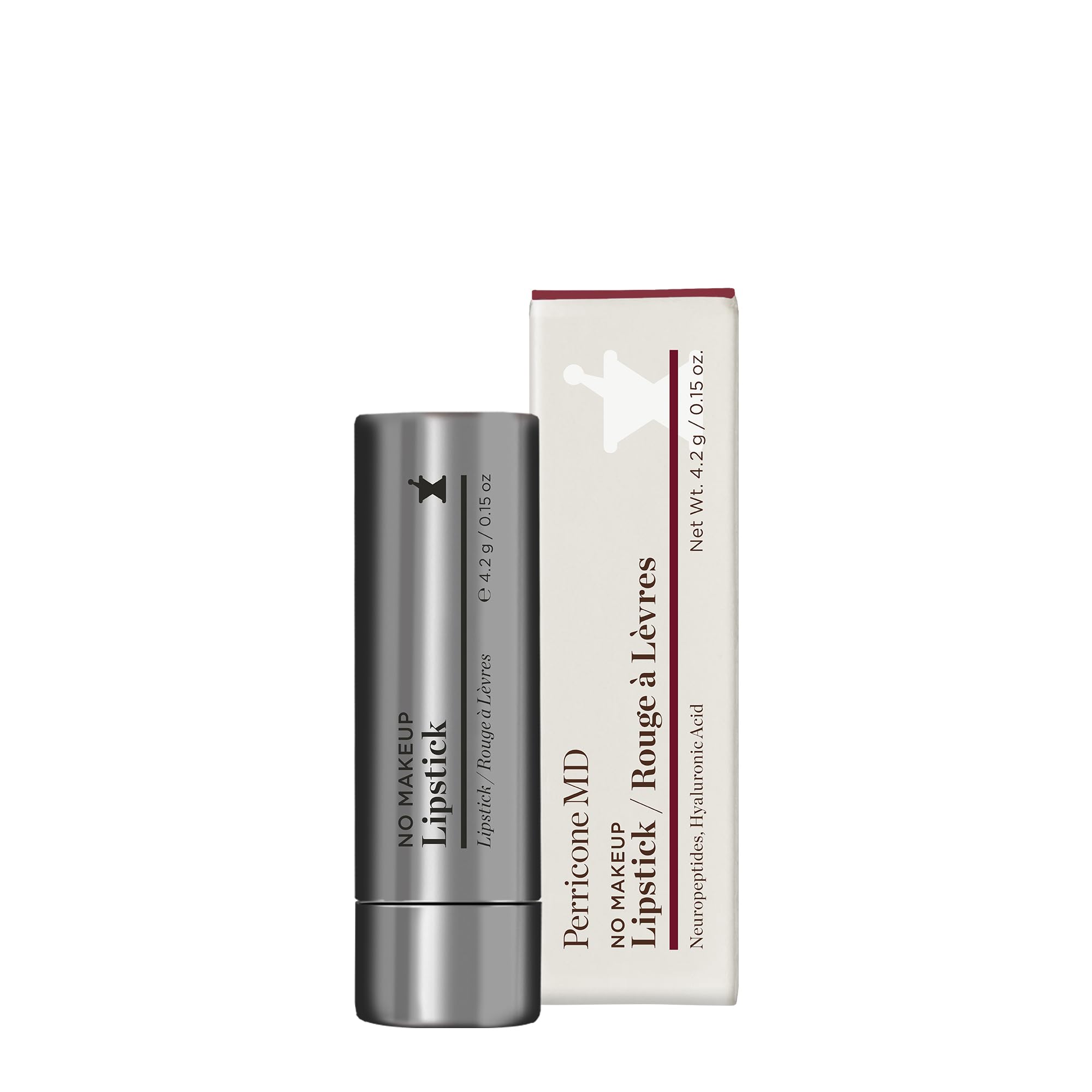 Perricone MD No Makeup Lipstick Wine 4.2g - Lightweight, Hydrating Formula for Smoother, Plumper Lips – Subtle Glossy Tint