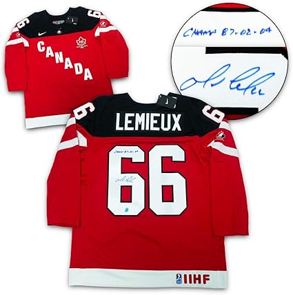 lemieux signed jersey