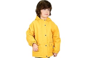 JAN & JUL Waterproof Fleece Lined Rain Jacket, Raincoat for Kids