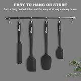 NileHome Silicone Spatula Set Heat-Resistant BPA-Free Steel Core Non-Stick view 5