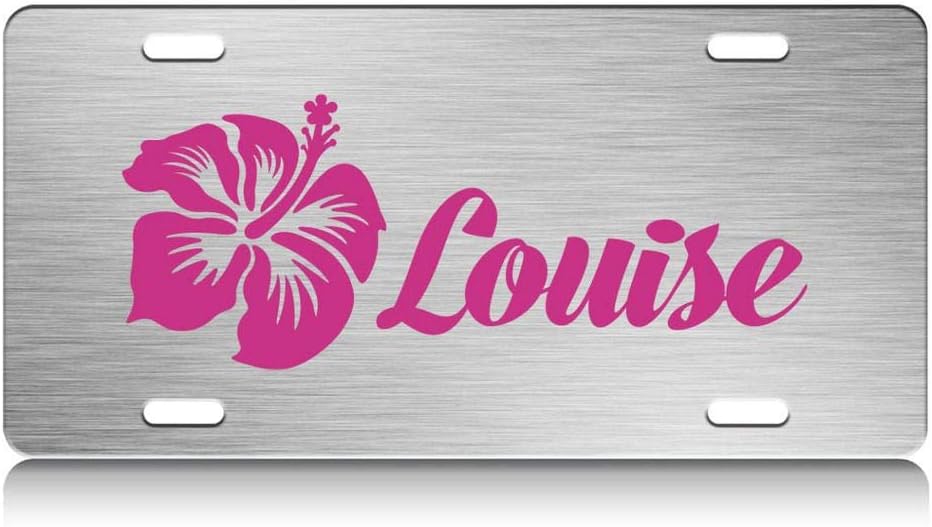 Custom Brother - Louise Female Name Stainless Steel Metal License Plate Ch