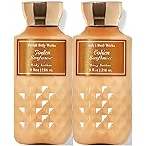 Bath & Body Works Golden Sunflower Super Smooth Body Lotion Sets Gift For Women 8 Oz -2 Pack (Golden Sunflower), 4 Fl Oz (Pack of 2)