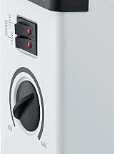 Igenix IG5200 2000W Portable Convector Heater Thermostat White Home Office view 5