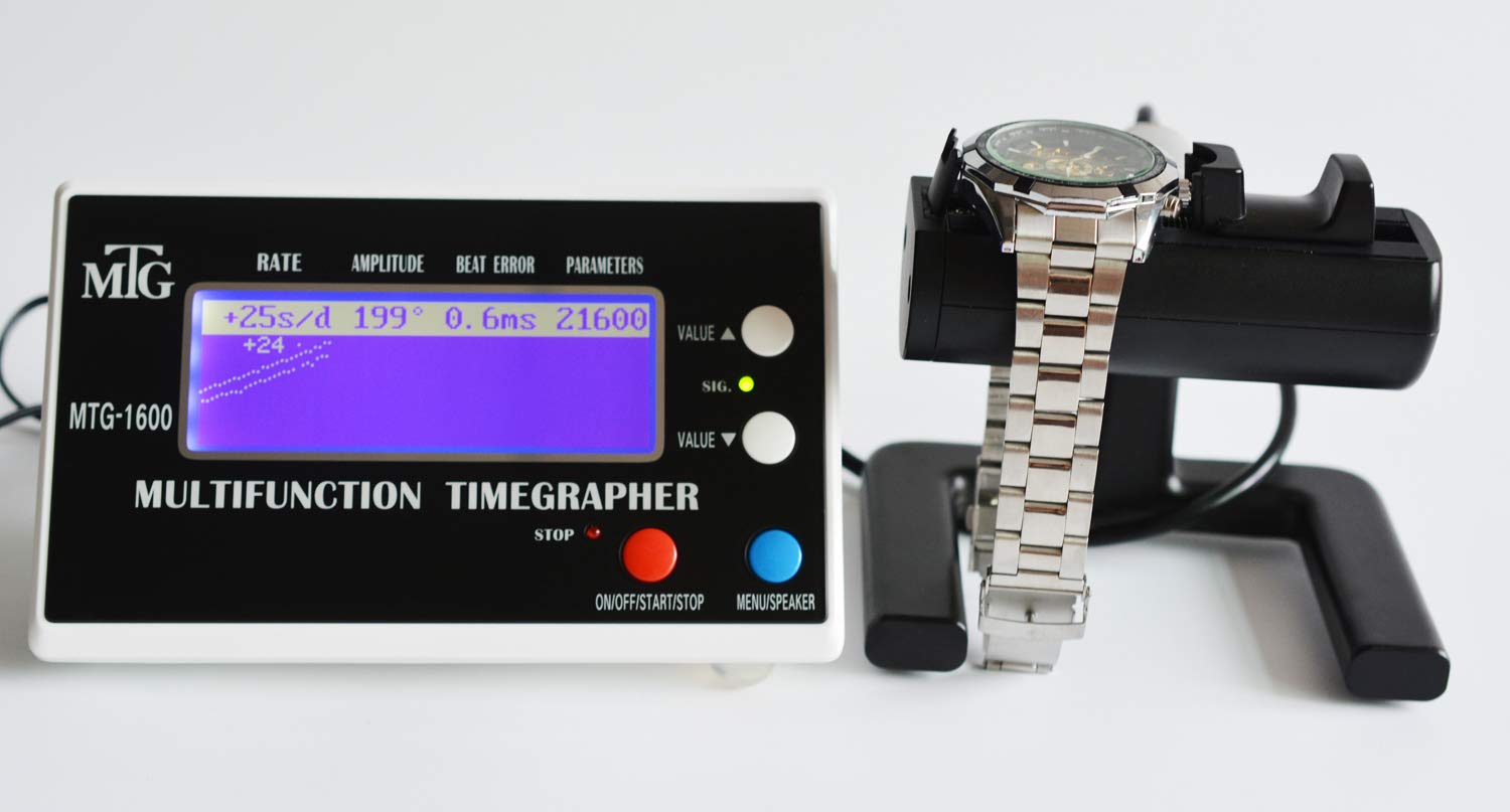 Mechanical Watch Tester Timing Multifunction Timegrapher MTG1600 Watch