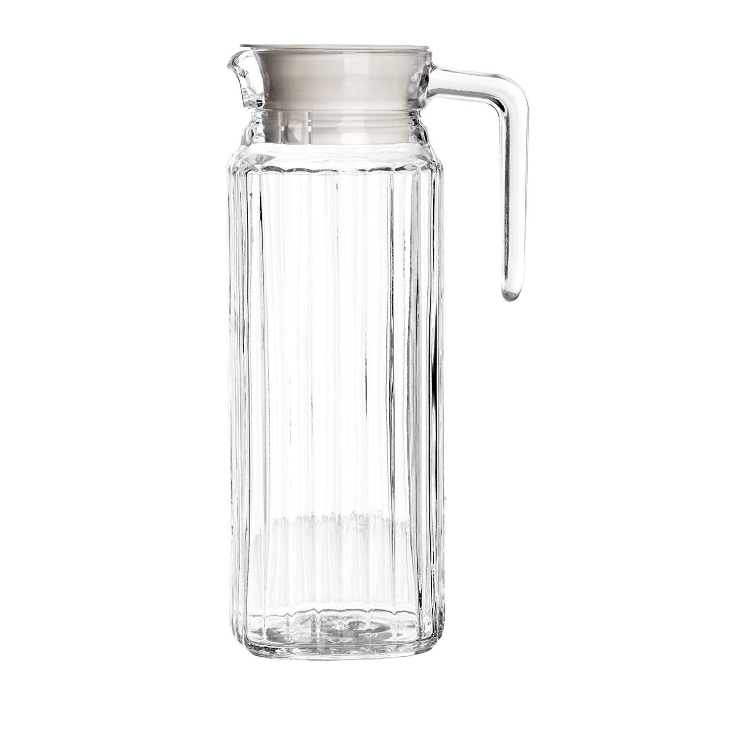 Get Goods 1 Litre Set Of 2 Fridge Jugs Clear With Lids