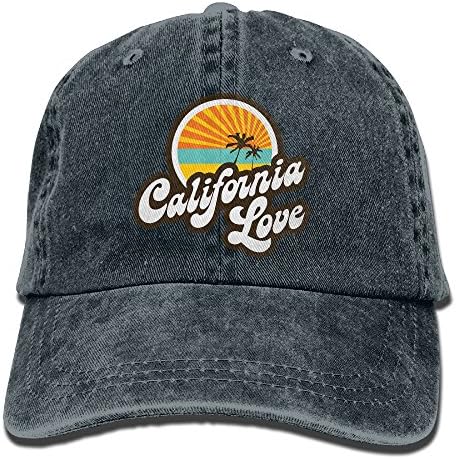 California Love Mens&amp;womens Vintage Style Classic Outdoor Cap Baseball Cap