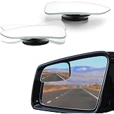 Rranoyft 2 PCS Car Blind Spot Mirror, HD Glass Convex Rear View Mirrors | Frameless Side Mirror Blindspot, Wide Angle, 360&deg; Adjustable for SUVs, Trucks and RVs,Easy Stick On &amp; Long Lasting Durability