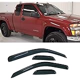 Laprive Auto4pcs for 04-12 Colorad/Canyon Extended Cab Sun Rain Guard Window Visors