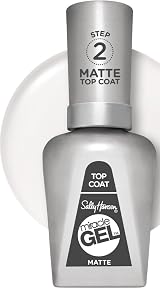 Sally Hansen Miracle Gel Matte Top Coat 14.7ml No UV Light Required