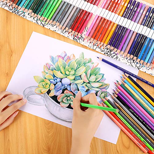 SJ STARJOY 72 Colored Pencils for Adult Coloring Books, Artist Colored