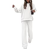 KIRUNDO Spring Fall Sweatsuits Women 2 Piece Outfit Lounge Sets 2026 Matching Airport Travel Sweatshirt Sweatpants Tracksuit