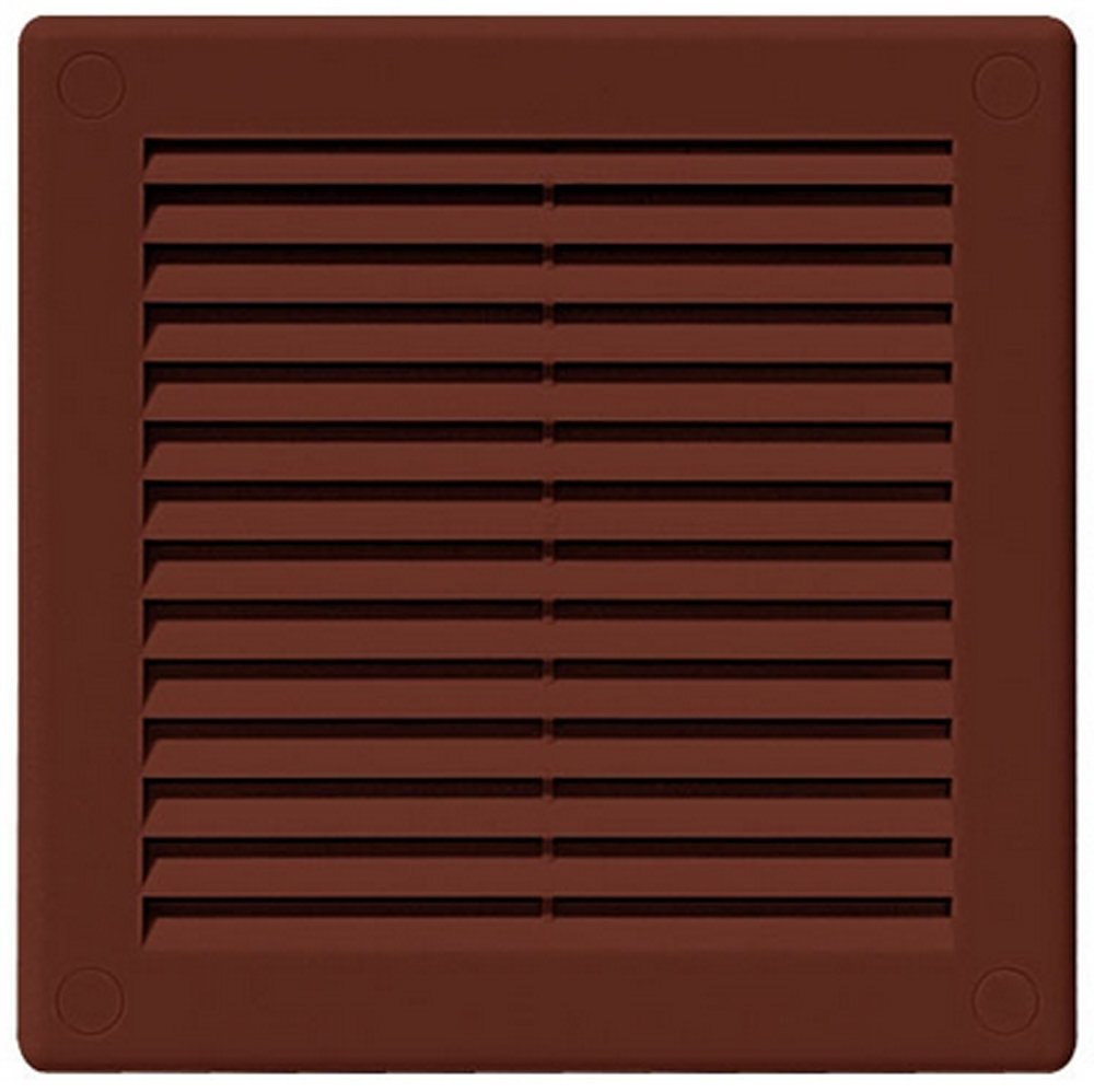 AirTech-UK Air Vent Grille Brown Plastic Wall Ducting Ventilation Cover Variety of Sizes (300 x 300mm)