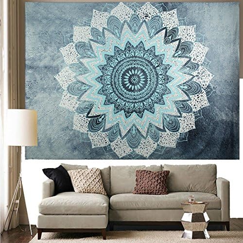 Wall Decor Tapestry, Coolfire Hippie Bohemian Mandala Wall Hanging Tapestry Beach Throw Towel Yoga Mat (type 16)