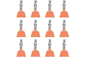 KCMOSGI 12 Pcs Fishing Bells,Fishing Pole Bells,Catfishing Equipment,for Fishing Bells for Rods