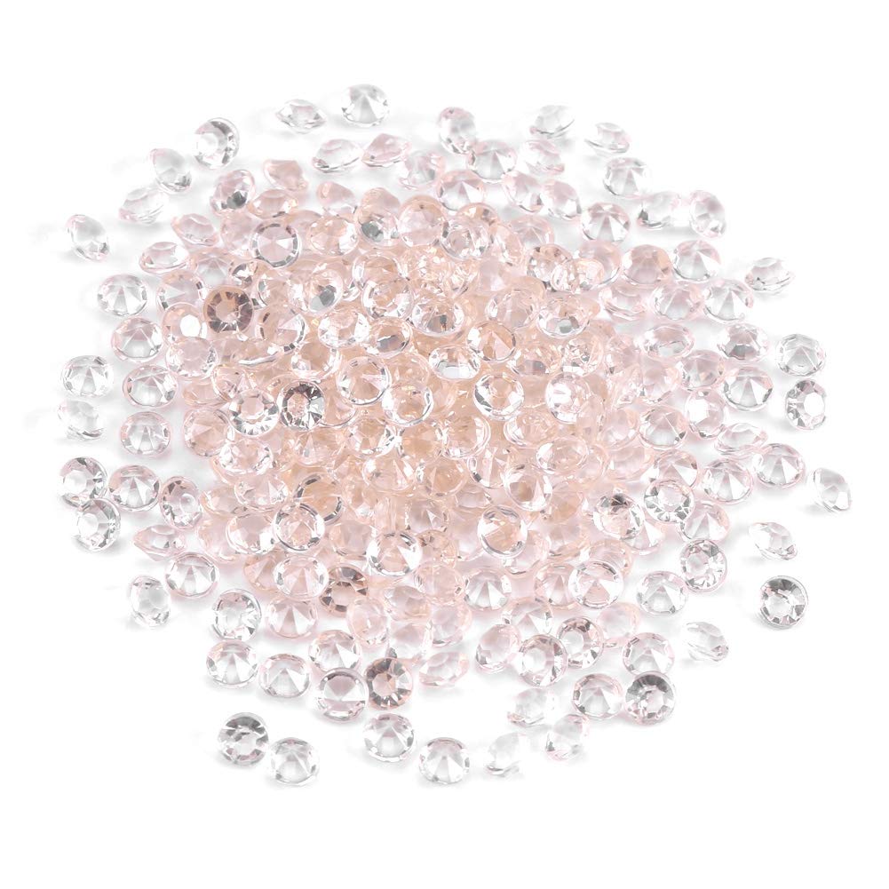Hapivida Acrylic Beads, Sparkling 4.5mm 1000Pcs Crystal Glass Beads for Wedding Decorations, DIY Crafts, Vase Filler and Table Centrepieces