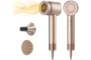 DREAME Glory Mix High-Speed Hair Dryer, Dual Voltage Travel, 110,000 RPM Motor, 300M Negative Ions, NTC Control, Customized F