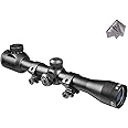 Barska 30/30 Crosshair Reticle Rifle Scope for .22 Plinking & Rimfire Rifles with Rings