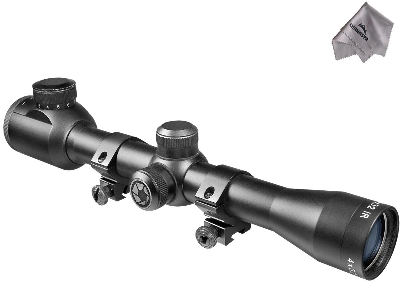 BARSKA 30/30 Crosshair Reticle Rifle Scope for .22 Plinking & Rimfire ...