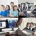 1536P Full HD Webcam, Besteker 1080P Wide Angle Camera with Microphones, Widescreen Video Calling Recording with Facial-enhancement Technology for Desktop, Laptop, Mac