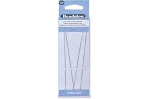 Beadalon Big Eye Needles 4.5-Inch 4 Pieces