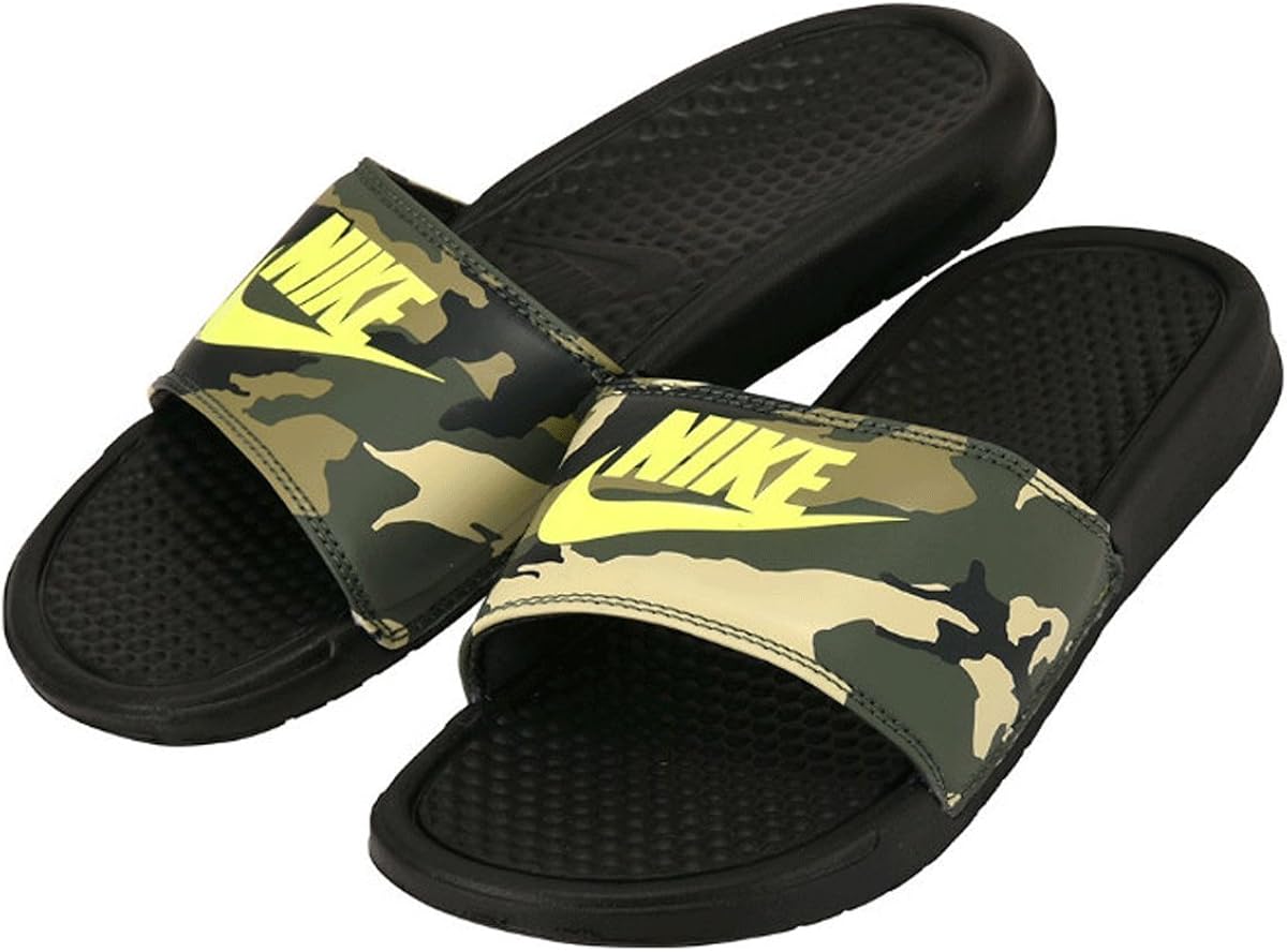Amazon ナイキ Benassi Jdi Print 007 日本未発売 ベナッシ サンダル スポーツサンダル メンズ レディース 迷彩 カモフラージュ 並行輸入品 Nike ナイキ スポーツサンダル