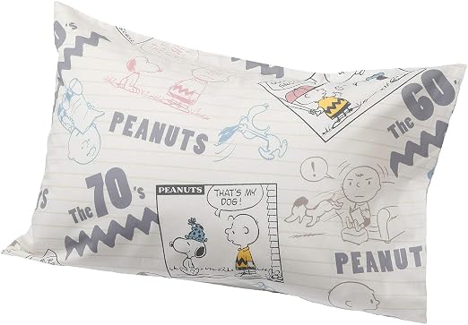 Amazon Co Jp 西川 リビング スヌーピー 枕カバー Peanuts 63 43cmのサイズの枕用 日本製 洗える 綿100 洗っても縮みにくい 中かぶせ式 記念デザイン ベージュ Sp1101 ホーム キッチン