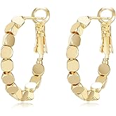 Lumwzt 14K Gold Hoop Earrings for Women Gold Earrings for Women 14K gold Hoops Earring Jewelry Gifts