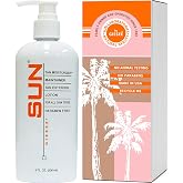 Sun Laboratories By Giesee - Tan Maintainer, 8 oz. Self Tanner Lotion for Natural Sun Tan, Suntan Lotion, Sun Tanning Lotion with Tan Intensifier, Tan Extender, After Sun Moisturizer