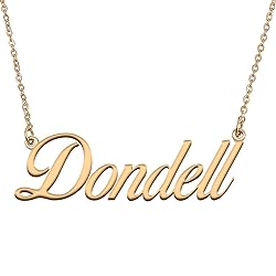 HUAN XUN Customized Custom Simple Any Name Necklace