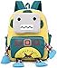 Mini Toddler Kid Backpack with Leash Harness Yellow for Kindergarten Boy 3 Yesrs