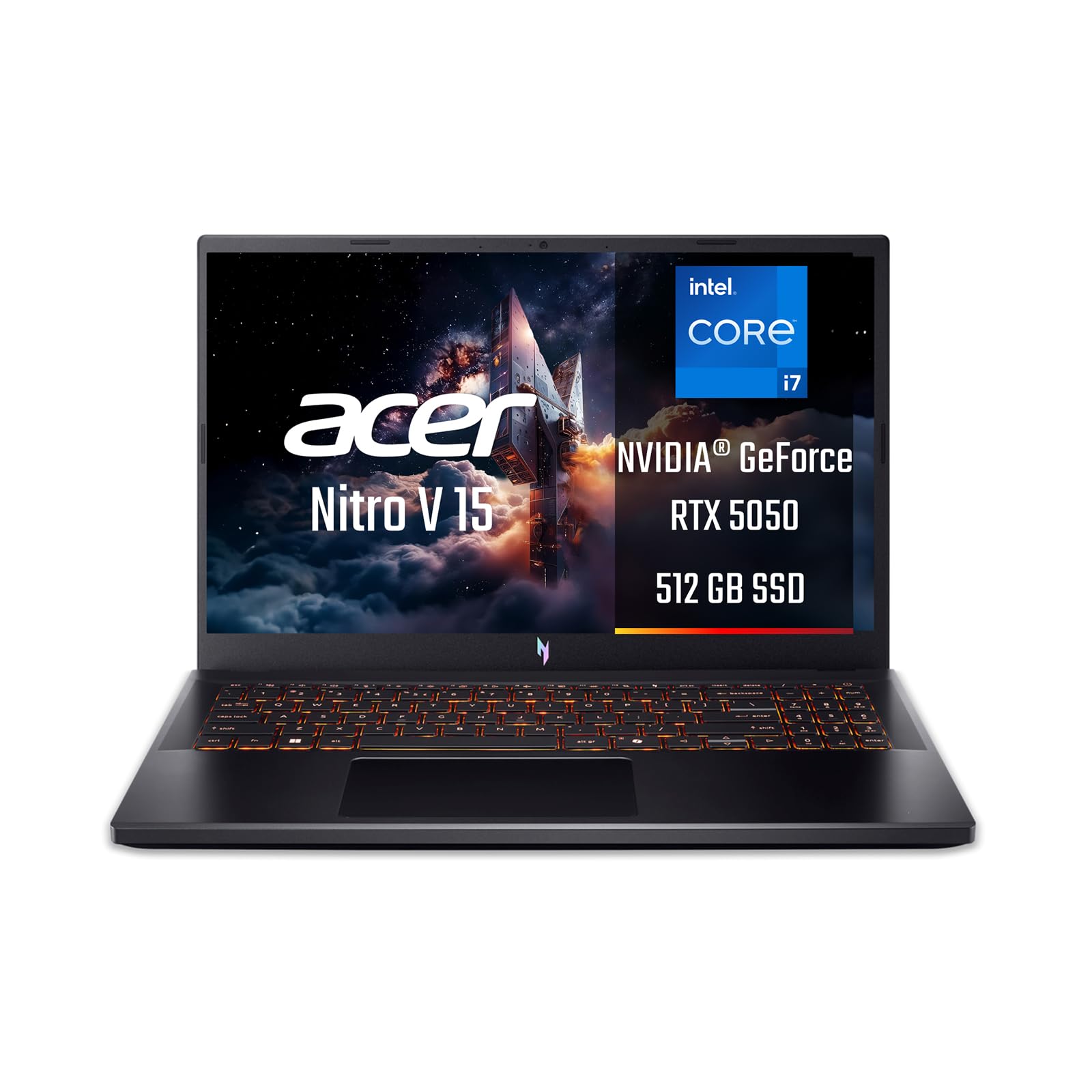 acer Nitro V 15 ANV15-52-77F6 Notebook Gaming, NVIDIA GeForce RTX 5050 8 GB GDDR7, Processore Intel Core i7-13620H, Ram 16 GB DDR4, 512 GB SSD, Display 15.6" FHD IPS 165 Hz LED LCD, Windows 11 Home