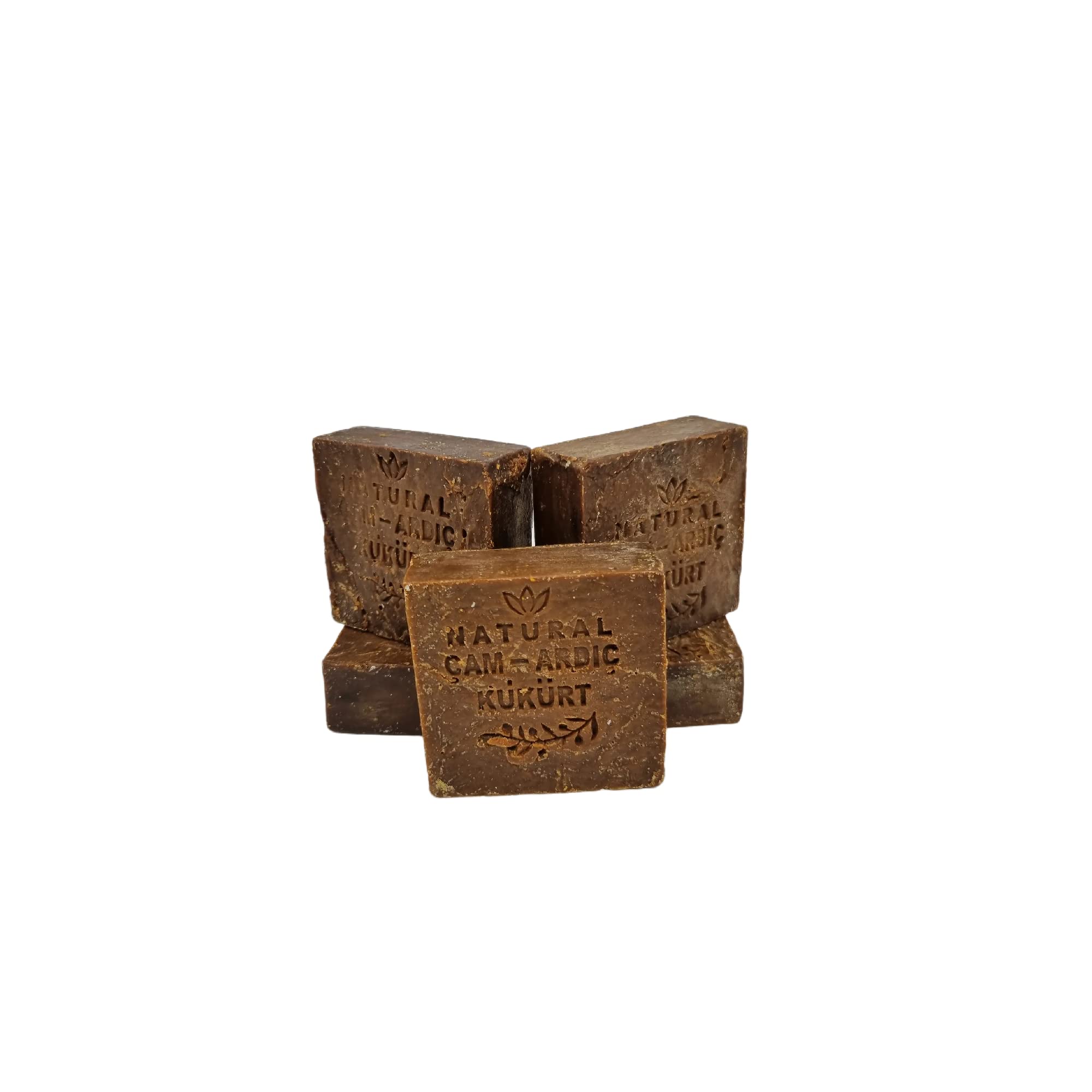 Soap Bar Organic Natural Vegan Traditional Handmade Antique - Effective For Skin Irritation - Absolutely No Chemicals, Pure Natural Soap. Natural Skin (Pack of 5 Sulphur)