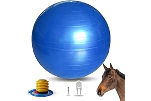 RideFound 17 Inch Horse Play Balls Anti-Burst Herding Ball for Horse Mega Equine Ball for Play Training Horses Soccer Balls