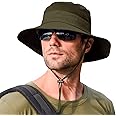 Sun Hats for Men Women Fishing Hat UPF 50+ Breathable Wide Brim Summer UV Protection Hat