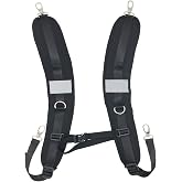 Adjustable Waterproof Replacement Shoulder Strap Replacement Shoulder Straps Adjustable Belt for Shoulder Bag Backpack Black, 10